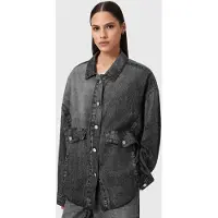 AllSaints Hettie Shacket Illusion Black Taglia: S | Magliette intime Outlet | Donna | Nero