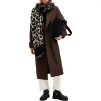 AllSaints Mabel Coat Black Taglia: 2 | Cappotti doppiopetto Outlet | Donna | Nero
