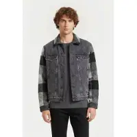 Iro Paris Arloy Outerwear Stone Grey Taglia: L | Giacche di jeans Outlet | Uomo | Grigio