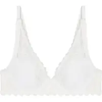 Emporio Armani per donna. EW000434_AF19033 Reggiseno in pizzo bianco eterno (90B), Homewear, Poliamide