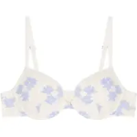 Emporio Armani per donna. EW000379_AF19040 Reggiseno a quadretti beige (85B), Homewear, Poliamide