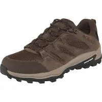 Columbia - Scarpe basse impermeabili da trekking giornaliero - Redmond IV Low Waterproof Cordovan Tangy Orange per Uomo in Pelle - Taglia 43,5 - Marrone