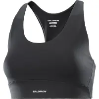 Salomon Women's SHKout Core Bra Reggiseno sportivo Donna (S, nero/grigio)