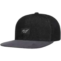 REELL Suede Cap Cappellino (One Size, nero)