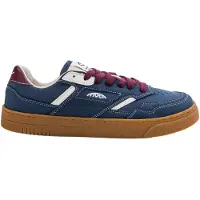 MoEa - Sneakers vegane - Origin Low Night Suede & Beige Grapes per Uomo in Cotone - Taglia 41 - Blu navy
