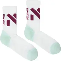 Nnormal Race Sock Calze da running (36,5-39, bianco)