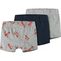 Name it Boxers Grey Firetruck 3 Unità
