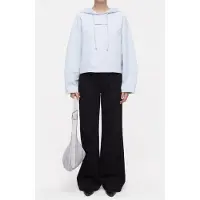 Closed Cropped Hoodie T-shirts Soft Blue Taglia: S | Felpe con cappuccio Outlet | Donna | Blu