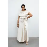 VIVEH Shell Champagne Taglia: 40 | Maxi abiti Outlet | Donna | Bianco