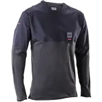 Leatt MTB Trail 6.0 L/S Jersey Cargo Maglietta da ciclismo Uomo (S, grigio/blu)