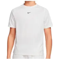 Nike Kid's Dri-Fit Multi S/S Top LBR Heather T-shirt Bambini (L, bianco)