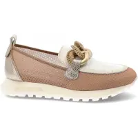 Hispanitas per donna. HV264834 Sneakers Oregon color bianco sporco (36), Marrone, Basso, Nessuno, Casual
