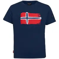 TROLLKIDS Kid's Oslo T T-shirt Bambini (140, blu)
