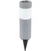 Eglo Lampada LED con picchetto Mino, grigia, IP44