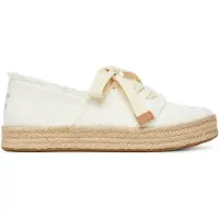 Toms Women's Carolina Lace Up Sneaker Donna (40, beige/bianco)