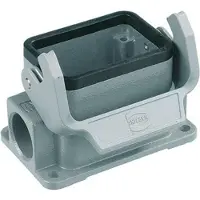 Harting Han 6B Base bassa, 1xPG16 uscita cavo laterale, con 1 staffa longitudinale Vite PG16 Area di serraggio