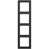 JUNG Telaio a 4 ingressi scala antracite/verticale AL 2984 AN