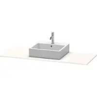 Duravit Console XSquare, 1 découpe au centre, 1400x16x550mm, XS060GM8585, XS060GM8585