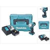 Makita Avvitatore a impulsi a batteria DTW 301 RM1J 18 V 330 Nm 1/2" brushless + 1x batteria ricaricabile 4,0 Ah + caricatore + Makpac