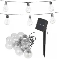 Tracer Luci da fata ad energia solare 50 LED 10x lampadine solari ghirlanda di luci da fata per giardino IP44 5m