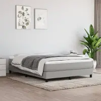 Syfax Materasso a Molle Insacchettate Rigidità Media Grigio Chiaro 140x200x20 cm