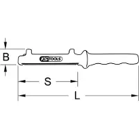 Ks Tools Sega per cavi con isolamento protettivo 330 mm - 117.4273