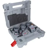 Bosch Hss Bi-Metal Std Hole Saw Kpl. 14St. 19,22,25,29,35,38,44,51,57,64,76Mm
