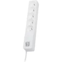 LESTAR ZX 510 G-A K.:WH 3,0M protezione contro le sovratensioni Bianco 5 prese AC 230 V 3 m