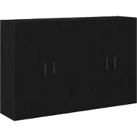 Syfax Mobile a muro 2 pcs Rovere Nero 69,5 x 34 x 90 cm