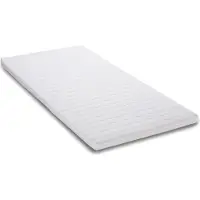 7dreams Coprimaterasso 90 x 200 x 4,5 cm Trapuntatura ondulata ÖKO-TEX Anallergico Nucleo in schiuma comfort Imbottitura extra spessa Elevato comfort durante il sonno Prodotto in Europa