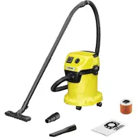 Kärcher WD 3 P V-17/4/20 - Aspirapolvere a tamburo - con sacco / senza sacco - Giallo