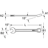 Ks Tools BRONZEplus Chiave combinata 18 mm ( 963.7277 )