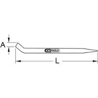 Ks Tools BRONZEplus smontagomme 300 mm - 963.9776