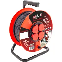 AWTOOLS Bobina di prolunga professionale 50M 3X1,5 Mm 16A / 3680W / ip44