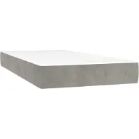 Syfax Materasso a Molle Insacchettate Media Grigio Chiaro 80x200x20cm