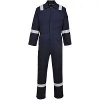 Portwest FR28 Tuta antistatica leggera 280 g Navy Taglia XL