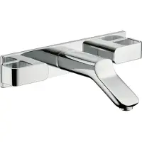 Hansgrohe AXOR Urquiola mitigeur lavabo encastré 3 trous avec bec court, 11042000, 11042000