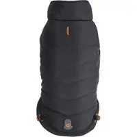Goo-eez Cappotto per cani Giacca firmata a collo alto nero/nero