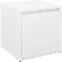 Syfax Cassetto Contenitore Bianco 40,5x40x40 cm in Legno Multistrato