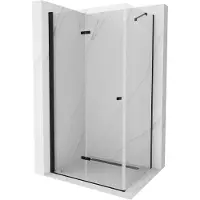 Mexen Lima cabina doccia pieghevole 70 x 90 cm, trasparente, nera - 856-070-090-70-00