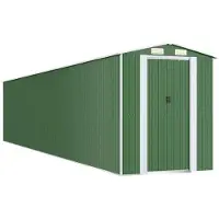Syfax Capanno da Giardino Verde 192x1021x223 cm Acciaio Zincato