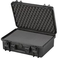 MAX PRODUCTS Valigetta impermeabile e antipolvere MAX 430S in nero, incl. inserti in schiuma con fessure quadrate per un adattamento personalizzato