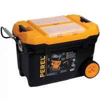 Perel Cassetta portautensili mobile - 595 X 420 X 370 mm - 92 litri