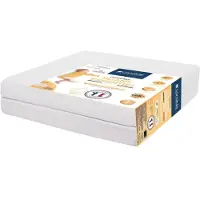 Candide Materasso per bambini, , Cotone, pieghevole, 60x120cm, 2 pezzi, Schiuma poliuretanica, Bianco
