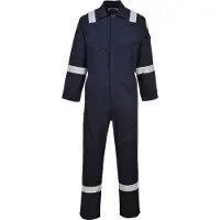 Portwest FR21 Tuta superleggera e antistatica 210g Navy Taglia XS