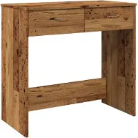 vidaXL Scrivania in legno vecchio 80x40x75 cm Materiale a base di legno