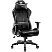 Diablo X-One 2.0 Gaming Chair Sedia da ufficio Braccioli regolabili Design ergonomico Cuscino collo/glutei Dimensioni normali Nero