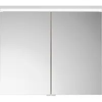 Burgbad Lin20 Armoires de toilette avec éclairage LED, 2 portes, 800x700x170mm, SPQK080F5355, SPQK080F5355