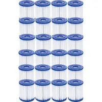 Bestway Cartuccia filtrante di dimensioni I 8,0 x 9,0 cm, set economico da 24 pezzi