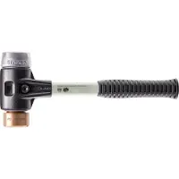 HALDER Mazza a faccia morbida SIMPLEX 30 mm rame/metallo morbido